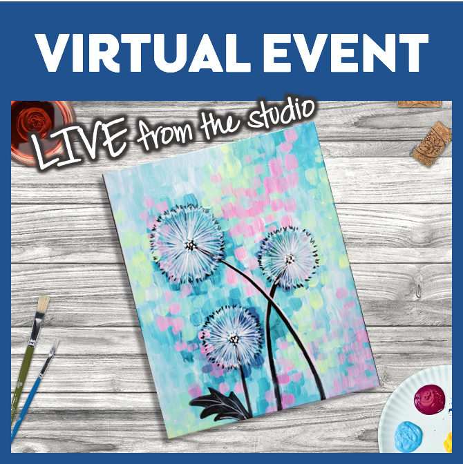 LIVE from the Studio! See kit pick up schedule in class description!